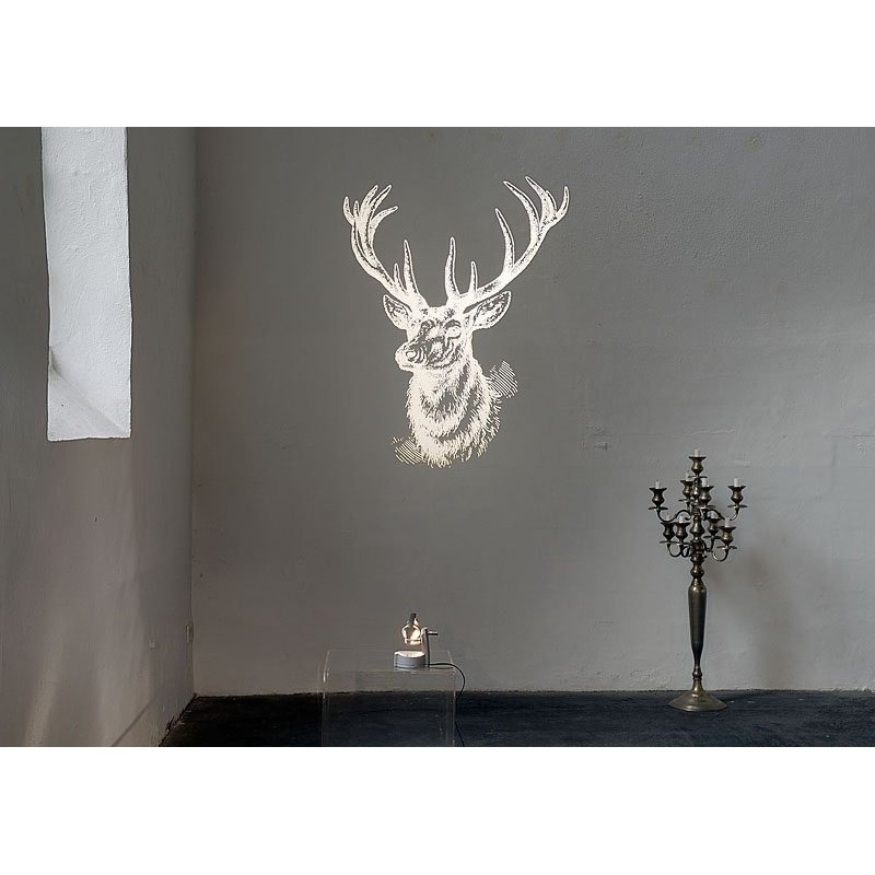 GoboTopPlus - Компактный диммируемый гобо проектор для интерьера, 50 Ватт, 230В, цвет - черный