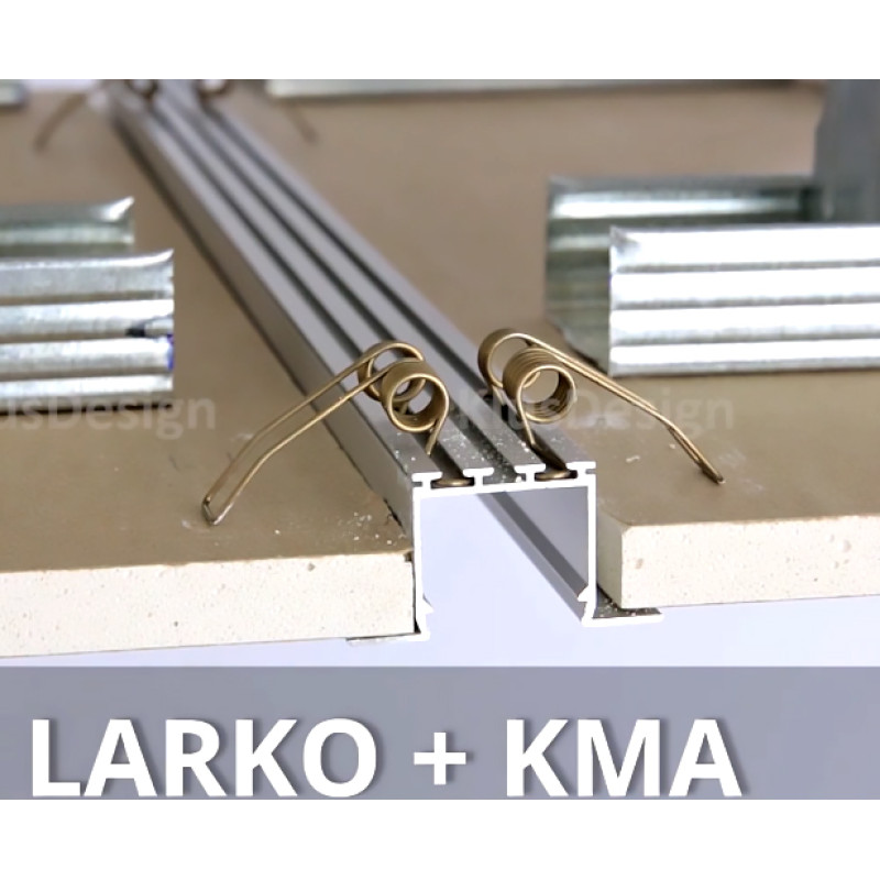 Заглушка торцевая для LED-профиля LOKOM, Klus (Польша)