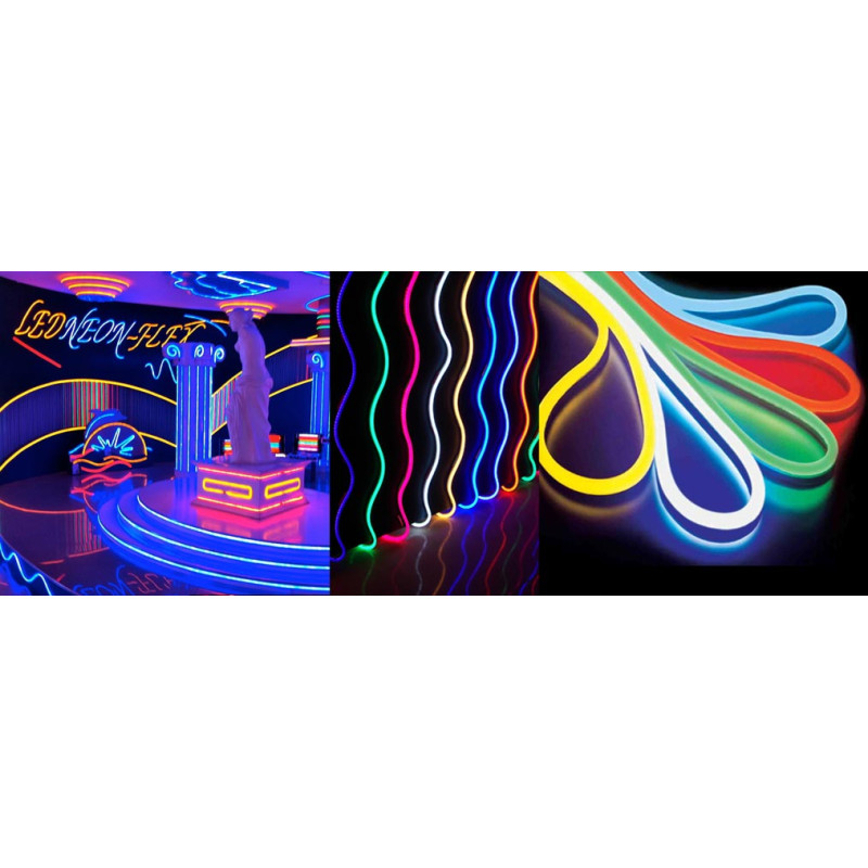 #52/5 Заглушка для LED NEON 8mm 220V, цвет -прозрачный, LedTechno (КНР)