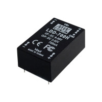 LDD-700H - Драйвер світлодіода вологозахисний, 9-56VDC>2-52VDC, 40Вт, 700 mа, IP67, 32х20х12мм