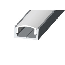 ЛП-7 - LED-профиль для лент П-образный, вн.ширина 12,3 мм, размеры 7*16*2000 мм