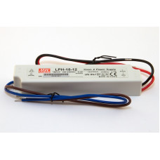 LPH-18-12 - Блок питания 12 Вольт, 18W, 1.5 A, 140*30*22, вес 0,18 кг, IP67, корпус - пластик