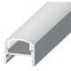 ЛПС-12 - LED-профиль для лент П-образный под клипсы, вн.ширина 12,3 мм, размеры 12*16*2000 мм
