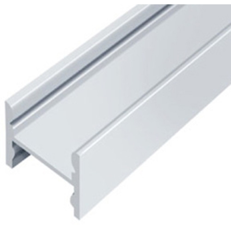 ЛПС-12 - LED-профиль для лент П-образный под клипсы, вн.ширина 12,3 мм, размеры 12*16*2000 мм