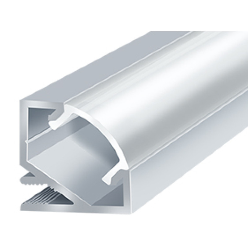 ЛПУ-17 - LED-профіль ЛПУ-17 кутовий для LED стрічок, вн.шіріна 12,3 мм, розмір 17 * 17 * 2000 мм