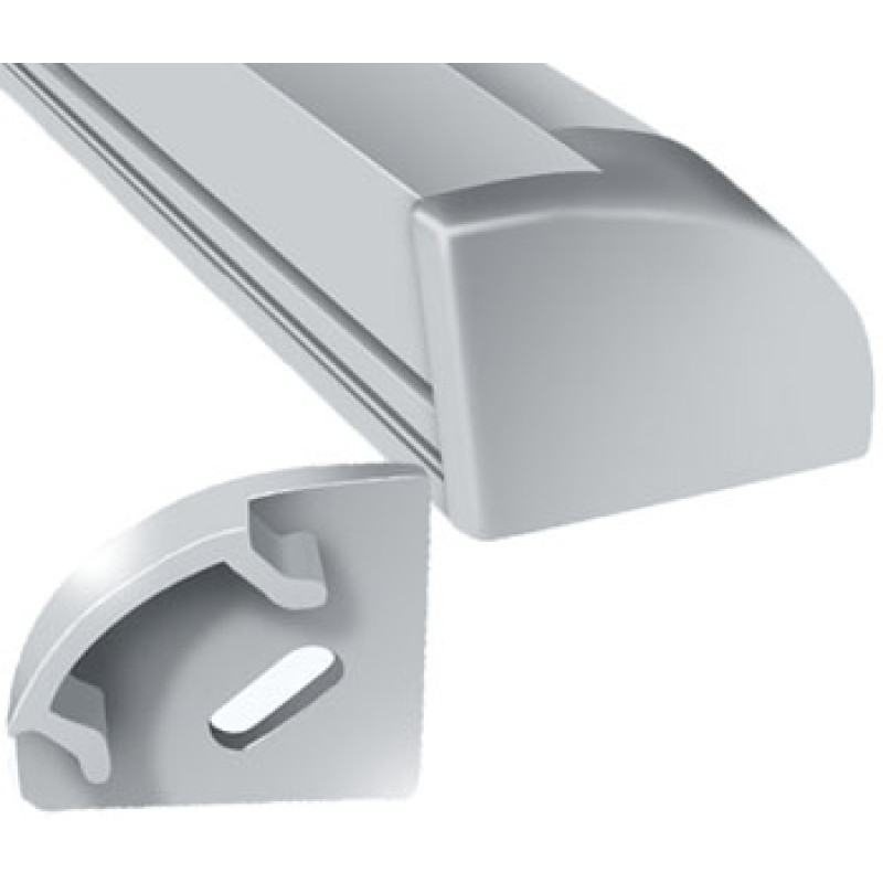 ЛПУ-17 - LED-профіль ЛПУ-17 кутовий для LED стрічок, вн.шіріна 12,3 мм, розмір 17 * 17 * 2000 мм
