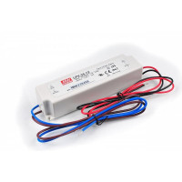 LPV-35-12 - Блок живлення 12 Вольт, 35W, 3 A, 148*40*30, вага 0,34 кг, IP67, корпус - пластик