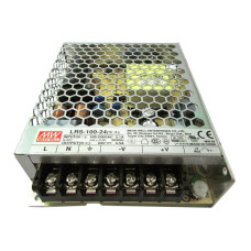 LRS-100-24 - Блок питания 24 Вольт, 100 Вт, 4,2 А, 129*97*30, вес 0,34 кг, IP30, MeanWell