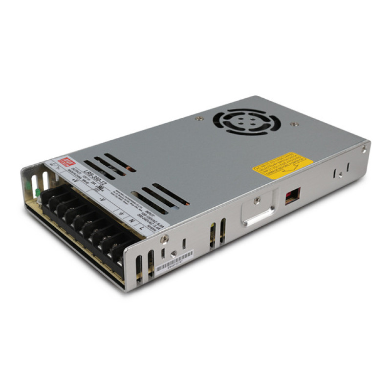 LRS-350-12 - Блок живлення 12 Вольт, 350W, 29 A, 215*115*30, вага 0,76 кг, IP30, MeanWell (КНР)