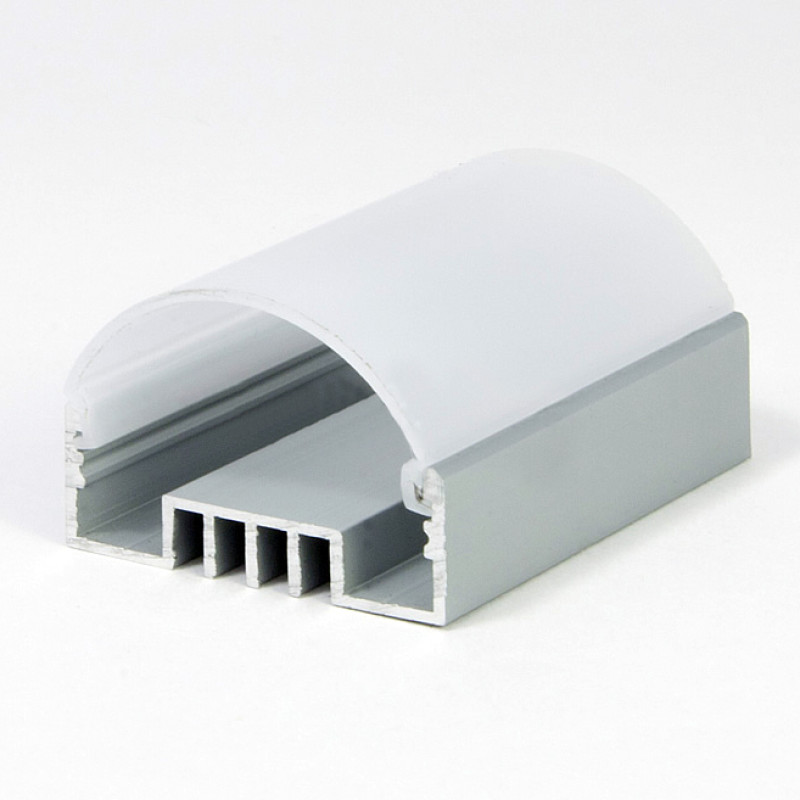 ЛСО - LED-профиль для лент П-образный с внутреней площадкой, ширина внутр. площадки 16 мм