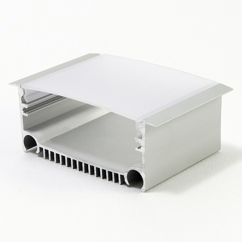 ЛСВ-70-2 - LED-профіль алюмінієвий П-подібний, що вбудовується, зовн.ширина 50.8 мм