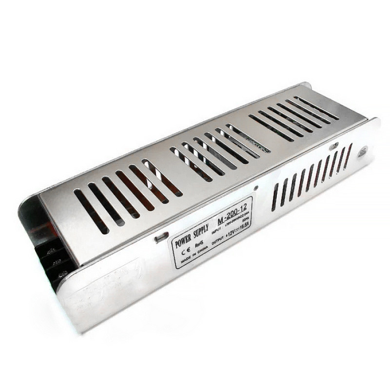 PSMF12VDC-16,7A-200W - Блок живлення з фільтром та регулятором 176-264VАС>12VDC-16,7A, 200Вт