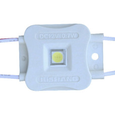 M601AB - Светодиодный модуль (1 диод SMD 5050+) 36x29x6.7 мм, 12 В, 0.70 Вт, IP65, цвет - белый