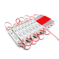 # 101/2 МТК-5050-3Led-R-0,72W-12V - LED модуль SMD5050 90*14*5, 12V, 0.72W, IP65, колір - червоний