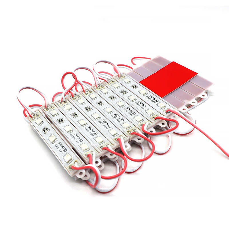 # 101/2 МТК-5050-3Led-R-0,72W-12V - LED модуль SMD5050 90*14*5, 12V, 0.72W, IP65, цвет - красный