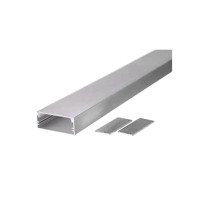 ПФ-27 - Профіль широкий накладний напівматовий 50 * 20mm * 2м (розсіювач + заглушки)