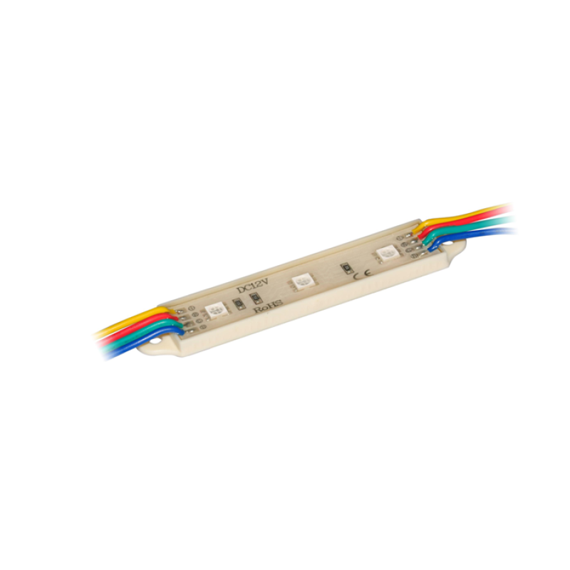 M113AQ - Светодиодный модуль (3 диода SMD 5050) 95.2x18x4.8 мм, 12 В, 0.72 Вт, IP65