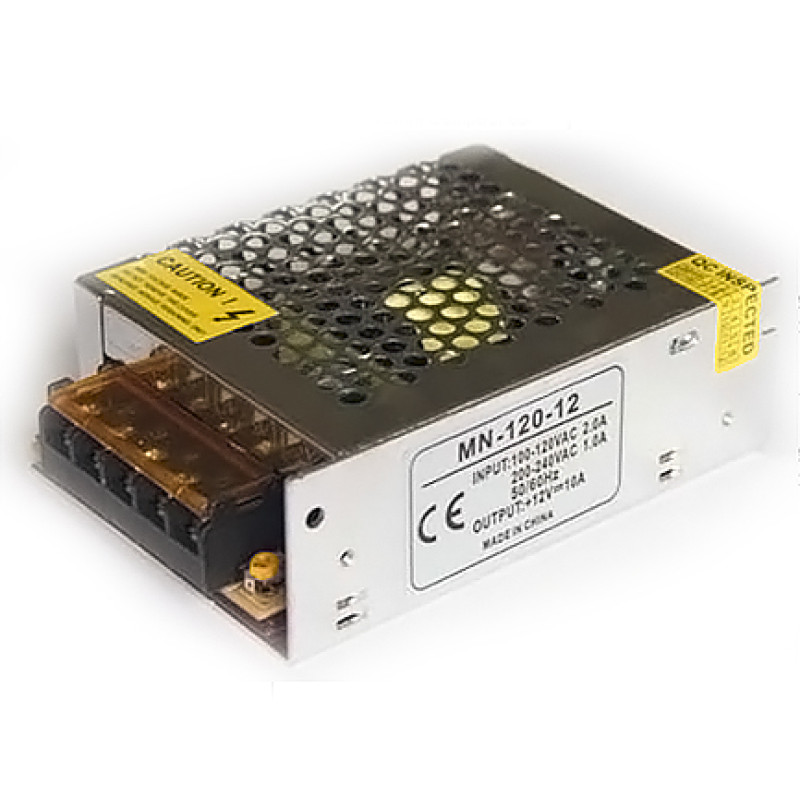 PSС12VDC-10A-120W - Блок питания Compact 90-264VАС > 12VDC-10A, 120Вт, 115*78*36, вес 0.85кг