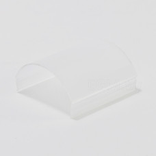 Рассеиватель матовый РН50-6 полукруглый для П-образных LED профилей серии ЛН, размеры 26,7*48*6000 мм