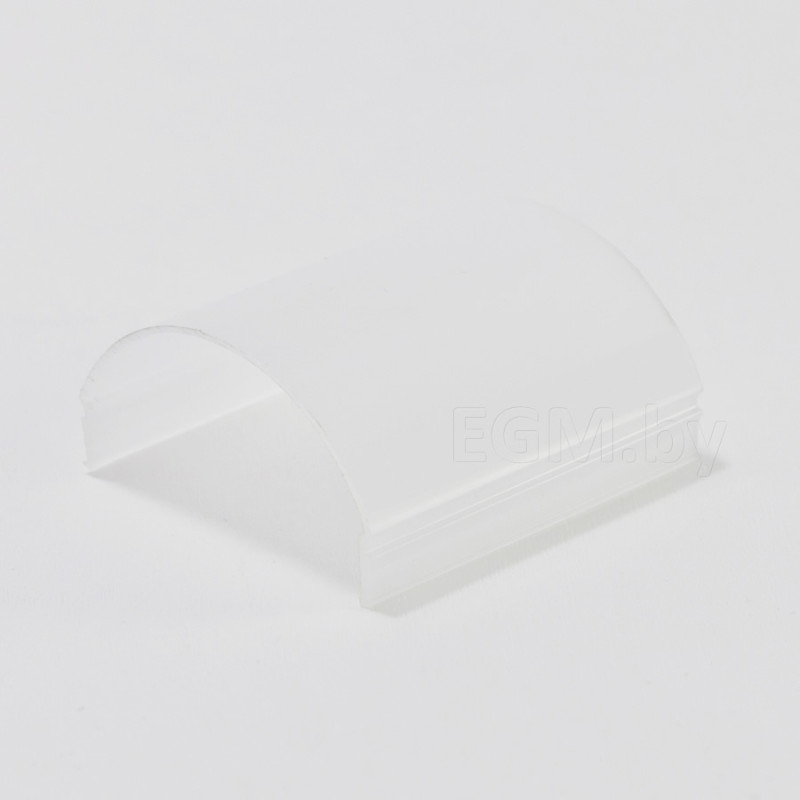 Рассеиватель матовый РН50-4 полукруглый для П-образных LED профилей серии ЛН, размеры 26,7*48*4000 мм