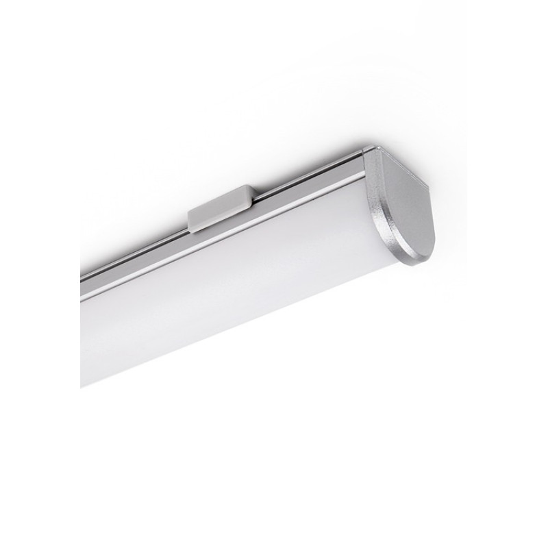 Заглушка торцевая для LED-профиля LIPOD, цвет серебристый, Klus (Польша)