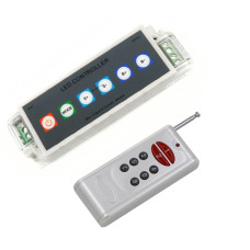 RGB контроллер (ручное управление), Радио21 ДУ 12-24В, 3 канала *3А, 130х40х51мм