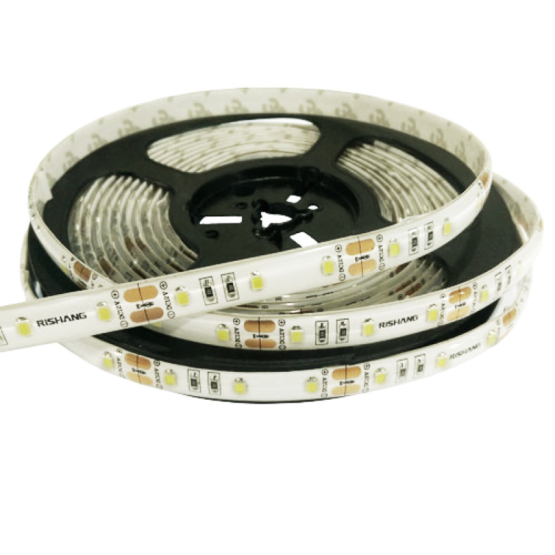RN6060TA-B-W - Світлодіодна герметична стрічка, 60х SMD 2835, 12VDC, 5.5 Вт/м, 10*5000