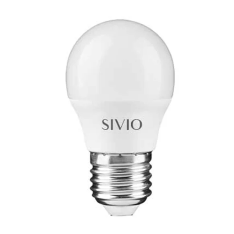 SIV-E27-A60-10W-3000K - Светодиодная лампа E27 A60, 10W, 220V, 60*110mm, белый тёплый, Sivio