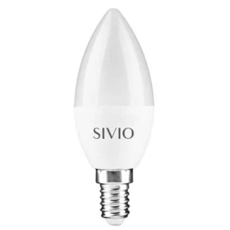 SIV-E14-G45-8W-4100K - Світлодіодна лампа G45, E14, 8W, нейтроальний білий, 45х82 мм, Sivio