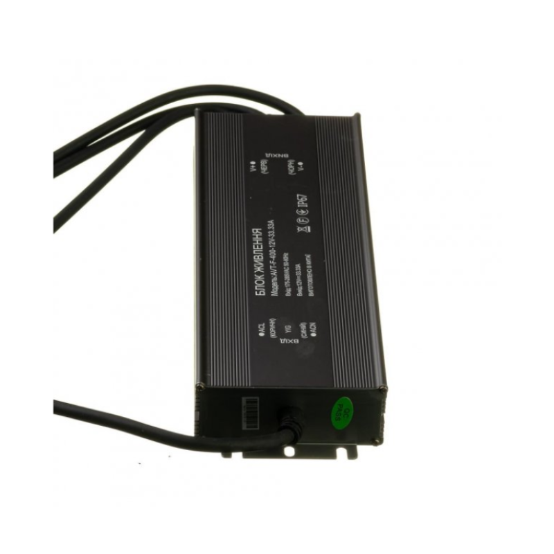 PS-AVT-F-12V-400W - Блок питания герметичный 12V - 33.3А - 400W, IP67, 265.6*95*36, AVT(КНР)