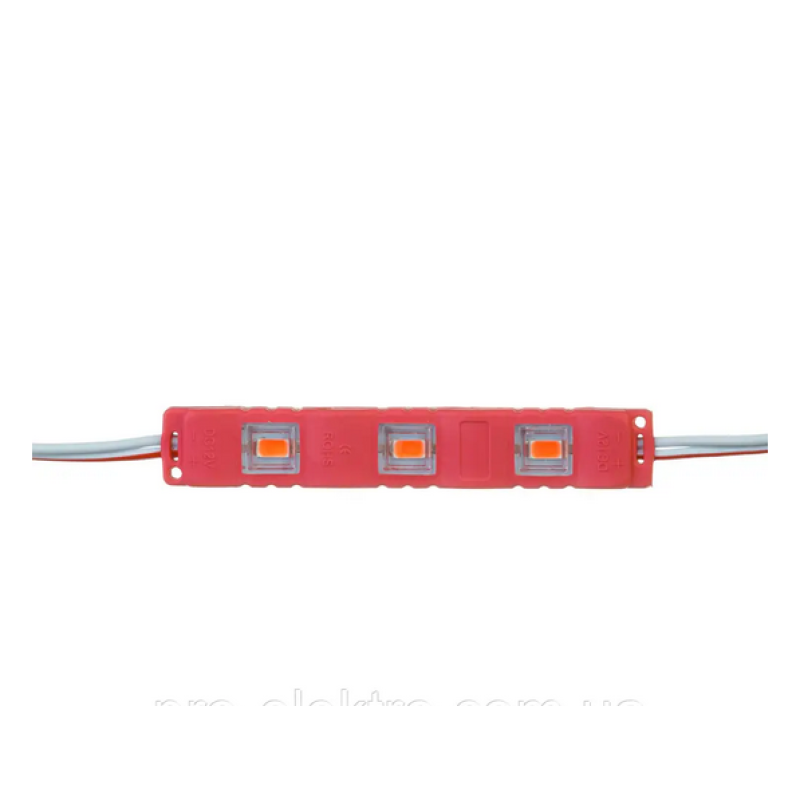 # 092/4 MTK-5730-3Led-R-1W Plastic - Світлодіодний модуль (smd 5730 3шт, 75мм), Led Technologies