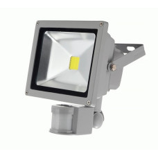 SPOT.1M/w - Cветодиодный матричный прожектор с датчиком движения, 10W, 220В, белый-холодный