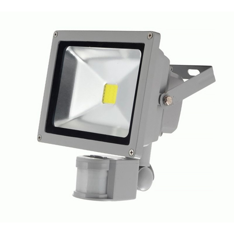 SPOT.1M/w - Світлодіодний матричний прожектор з датчиком руху, 10W, 220В, білий-холодний