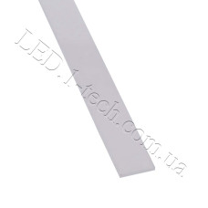 Стекло-рассеиватель для LED профиля ПАС-1964 плоское матовое, длина 1м, FTC (Украина)