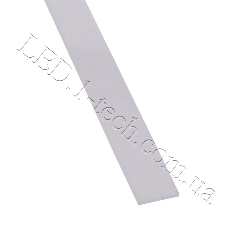 Стекло-рассеиватель для LED профиля ПАС-1964 плоское матовое, длина 1м, FTC (Украина)