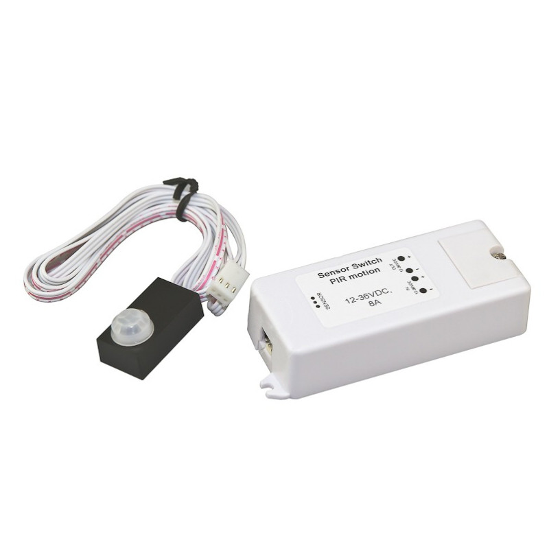 Датчик движения инфракрасный Sensor Swtich PIR motion 220VAC, 500VA, 82х33х25мм, FTC (КНР)