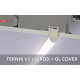 Задвижка торцевая для LED-профиля TEKNIK, Klus (Польша)