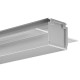 LED-профиль врезной TEKNIK, не анодированный алюминий, длина 2 метра, рассеиватель отдельно