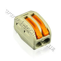 WAGO 222-412 - Клемма зажимная 2-проводн. на кабель сечением до 4 мм2, WAGO (Германия)