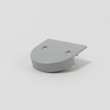 ЗН50 - Торцевая пластиковая заглушка полукруглая универсальная для LED профиля серии ЛН