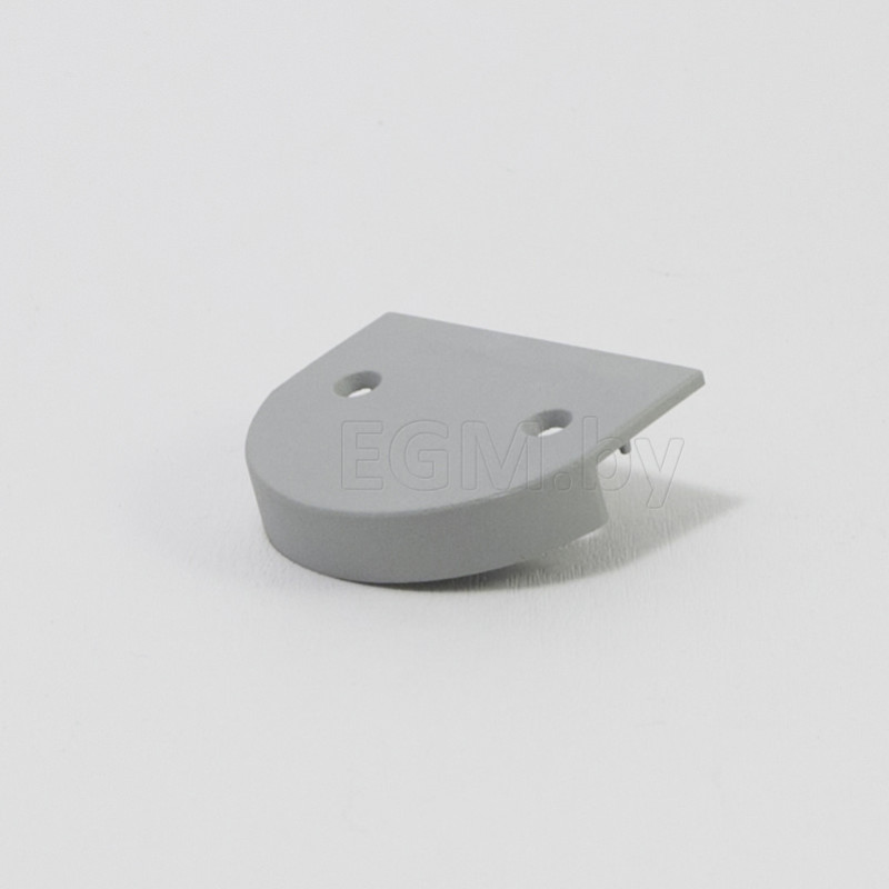 ЗН50 - Торцева пластикова заглушка напівкругла універсальна для LED профілю серії ЛН