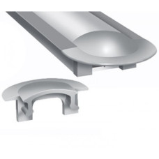 ЗПВ-К - Торцевая заглушка для LED профиля серии ЛПВ с фланцем, цвет - белый, Rishang (КНР)