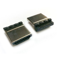 VC-HDMC - Роз'єм HDMI штекер, контакти - покриття золото