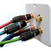 WP1 - Настінна аудіо-відео розетка, 1 отвір, колір - білий, Commcord (Тайвань)