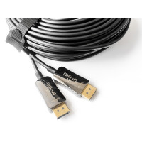 DP2DP-FO-8K-10 - Цифровий оптичний кабель Displayport штекер - Displayport штекер, v1.2/1.4