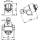 J00020A0436 - Разъем RJ45 для установки на поверхность 6 кат. экранированный, серия Varian 6