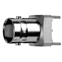 J01001A1944 - Роз'єм BNC для вертикальної установки на друковану плату, гніздо, паяння, 50 Ом