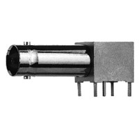 J01003A0030 - Разъём BNC гнездо, для печатных плат, угловой, удлиненный, пайка, 75 Ом