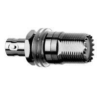 J01008A0024 - Перехідник BNC гніздо - UHF гніздо, посадка Z52, можливість встановлення на пенель