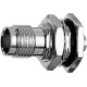 J01011A0008 - Разъём TNC, монтажный, гнездо, 50 Ом, уплотнение к панели, пайка, G10